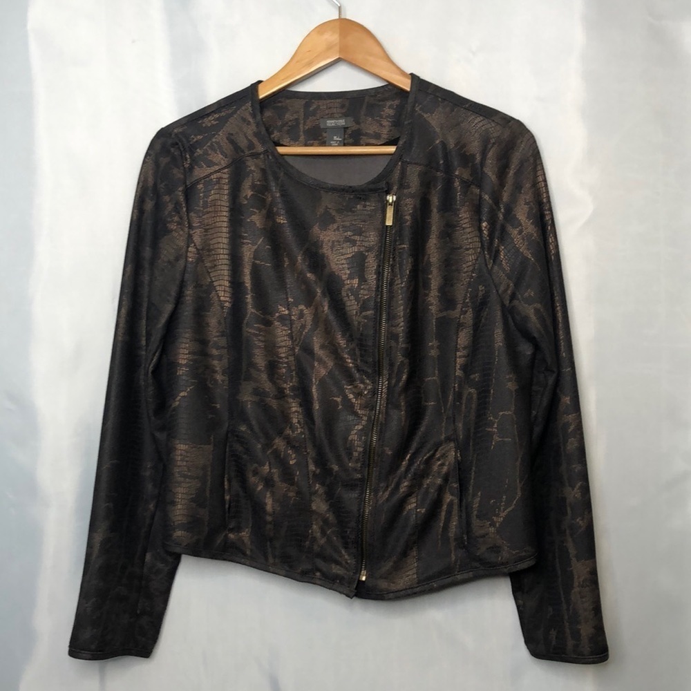 Kenneth Cole Reaction Women’s  Brown Tones Jacket  Blazer  Size M
